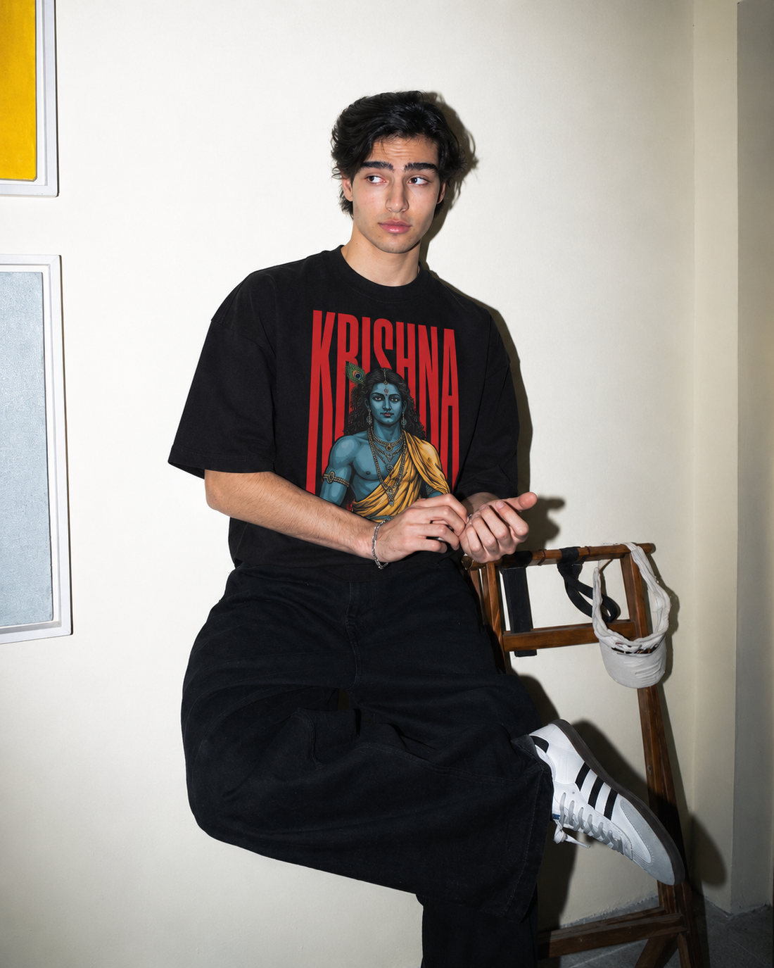 Krishna The Starboy - Oversized Tee